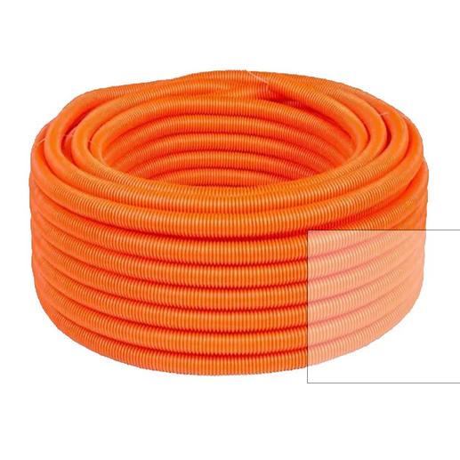 POLIDUCTO CORRUGADO NARANJA SIN GUIA 1/2X100MTS(2090)