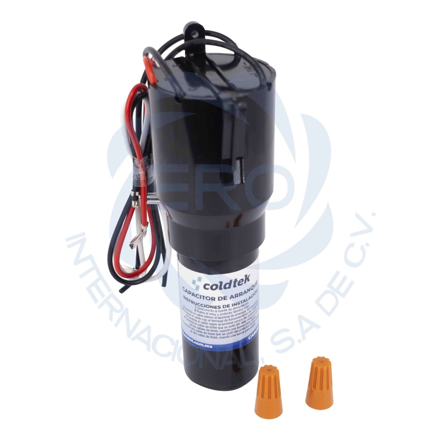 Capacitor de arranque 3 en 1 115VAC 1/12-1/5 HP