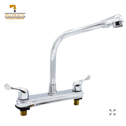 MEZCLADORA PARA FREGADERO 8 CUELLO TIPO COBRA (PM8P)